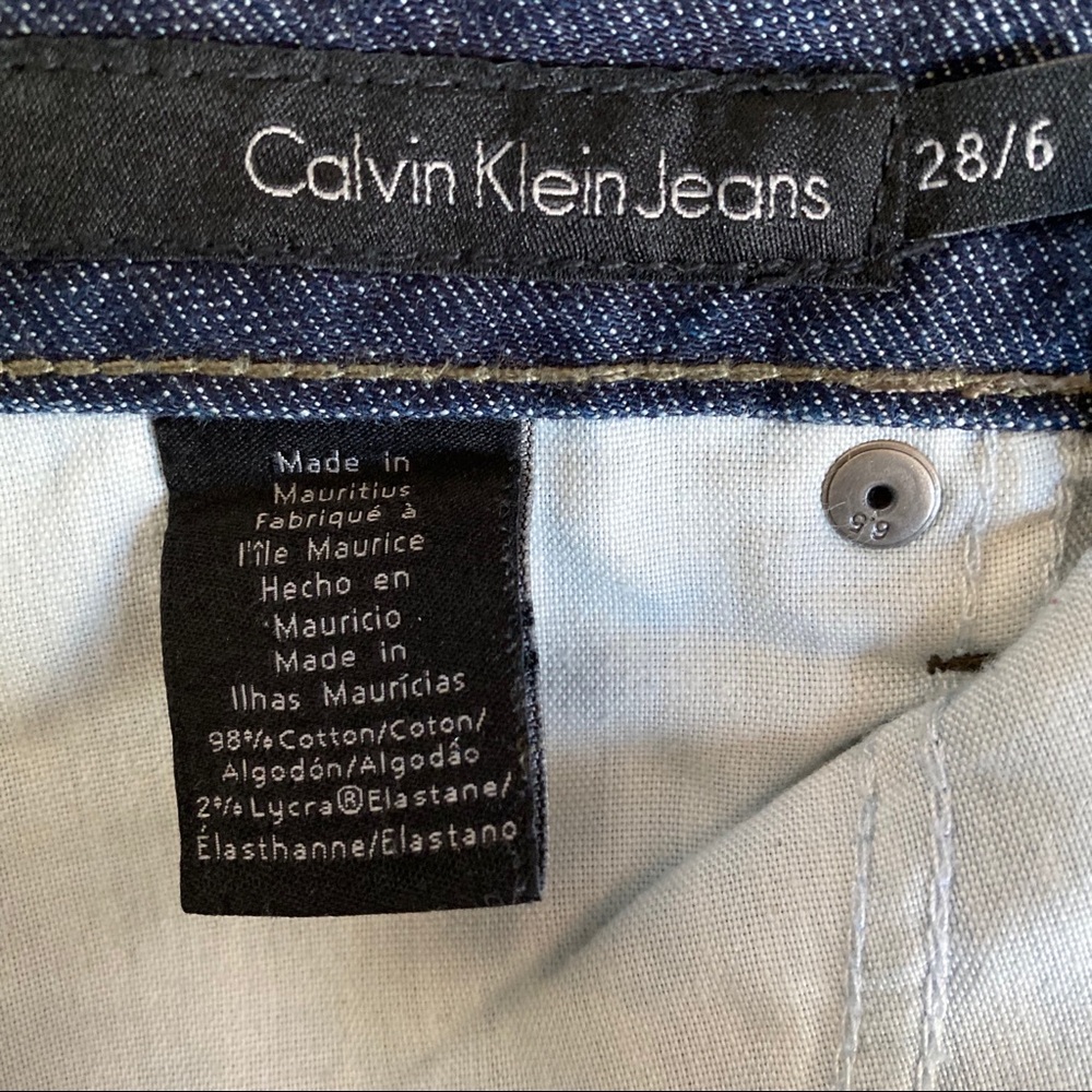 Calvin Klein Flare Jeans Size 28/6 - Picture 5 of 5